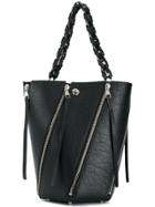 Proenza Schouler Zip Detail Bucket Bag - Black
