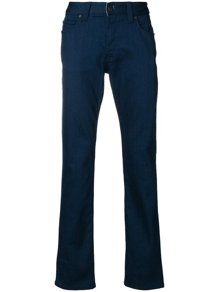 Armani Collezioni Five Pocket Straight Jeans - Blue