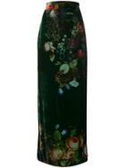 F.r.s For Restless Sleepers Floral Print Maxi Skirt - Green