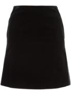 Gucci Pre-owned Velvet Mini Skirt - Black