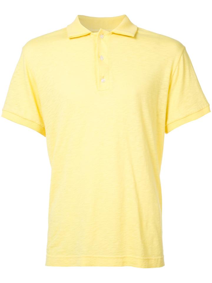 Katama - Classic Polo Top - Men - Polyester - 40, Yellow/orange, Polyester