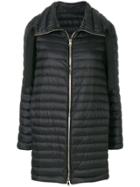 Moncler Zipped Padded Coat - Black
