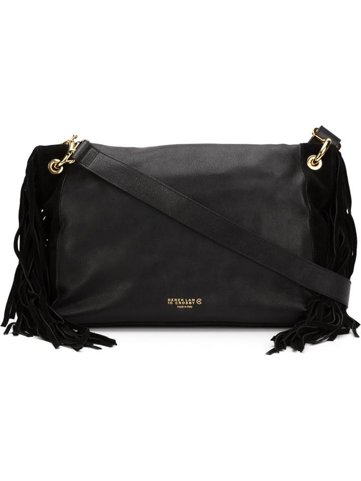 Derek Lam 10 Crosby Fringed Clutch