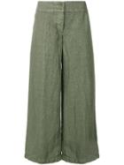 Aspesi Wide Leg Cropped Trousers - Unavailable