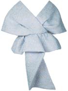 Delpozo - Shawl Blouse - Women - Polyamide/polyester - 38, Blue, Polyamide/polyester
