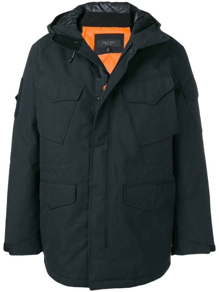 Rag & Bone Pocketed Parka - Black