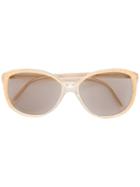 Balenciaga Vintage Cat-eye Frame Sunglasses, Women's, Yellow/orange