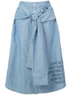 Haculla Responsible For Nothing Hybrid Skirt - Blue