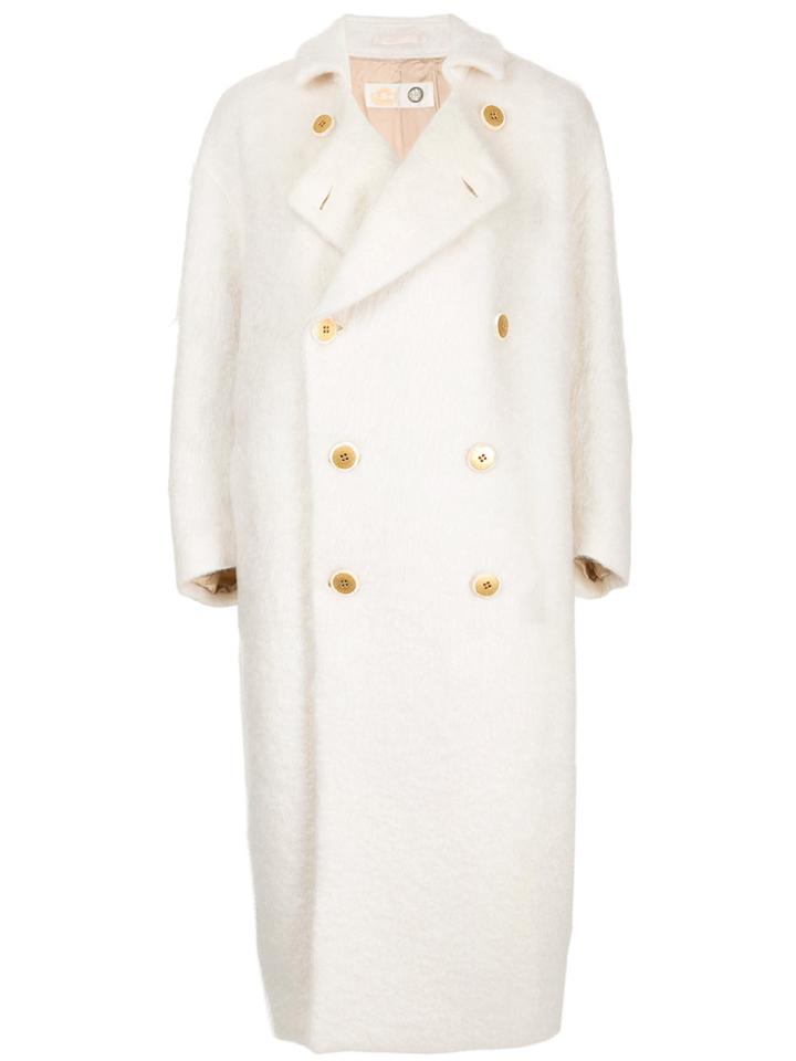 Theatre Products Double Breasted Coat - White