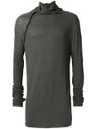 Lost & Found Ria Dunn - Asymmetric Jumper - Men - Polyamide/viscose/angora - L, Grey, Polyamide/viscose/angora