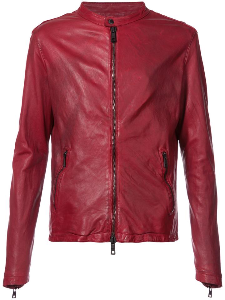 Giorgio Brato Biker Jacket - Red