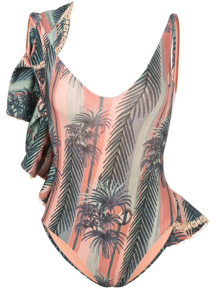 Patbo Sunset Stripe One-piece - Blue