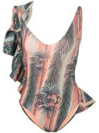 Patbo Sunset Stripe One-piece - Blue