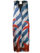 Marco De Vincenzo - Palm Fringed Gilet - Women - Silk/polyester/viscose - 46, Black, Silk/polyester/viscose