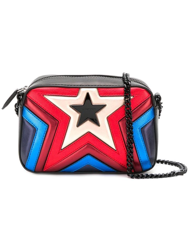 Stella Mccartney Mini Star Crossbody Bag - Black