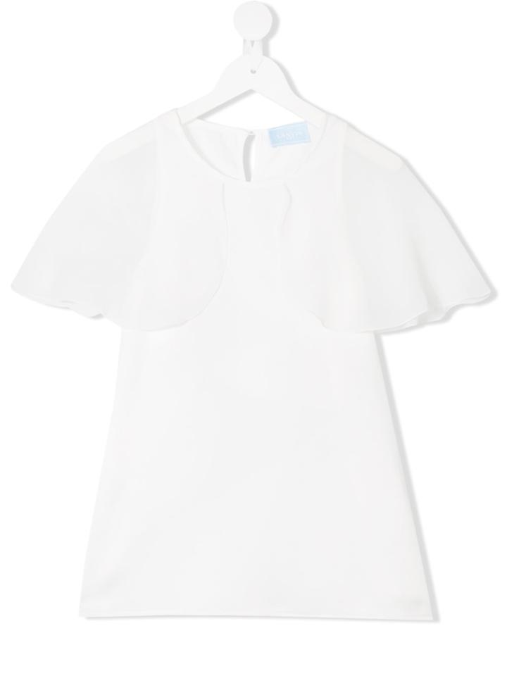 Lanvin Enfant Teen Short-sleeve Blouse - White