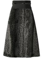 Dorothee Schumacher Leopard Print Skirt - Grey