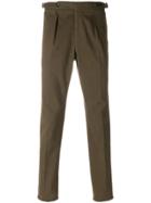 Pt01 Tailored Fitted Trousers - Brown
