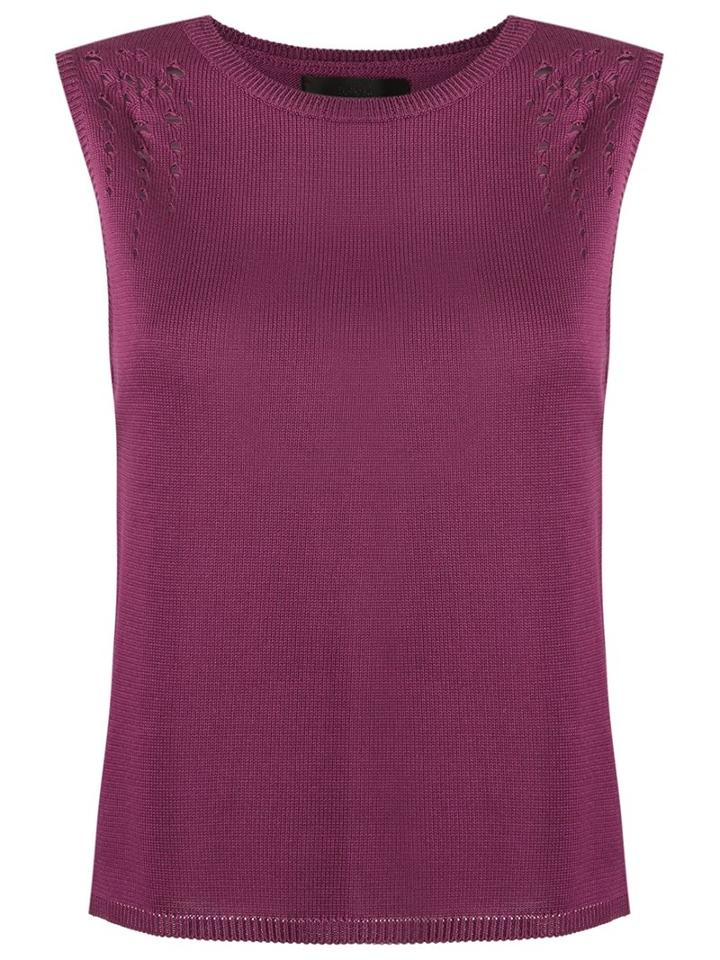 Talie Nk Knit Top, Women's, Size: G, Pink/purple, Viscose
