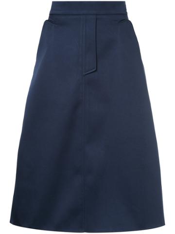 Nino Babukhadia A-line Midi Skirt - Blue