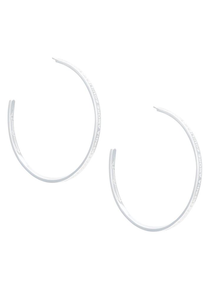 Hoop Earrings, Women's, Metallic, Francesca Romana Diana