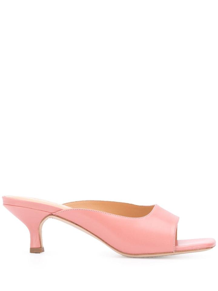 By Far Kosara Slip-on Sandals - Pink