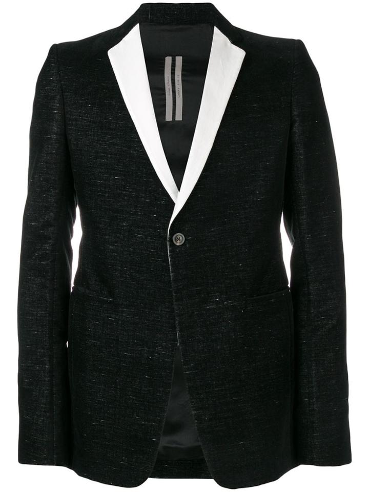 Rick Owens Extreme Tuxedo Jacket - Black