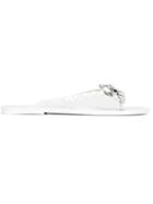 Moncler Floral Detail Flip-flops