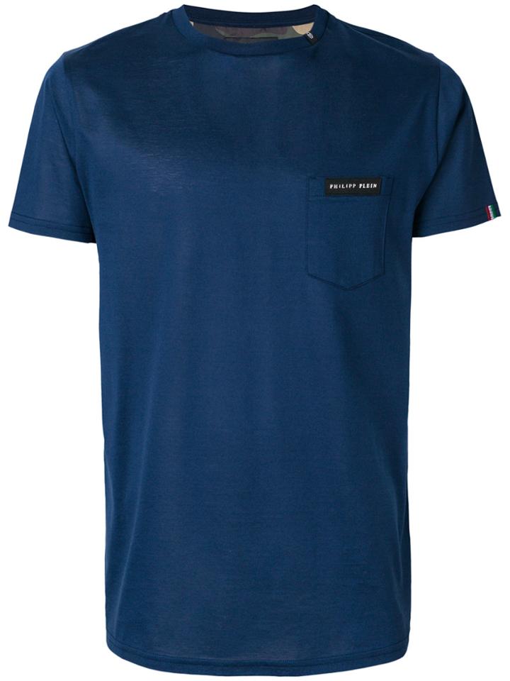 Philipp Plein Branded Pocket T-shirt - Black