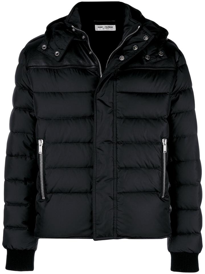 Saint Laurent Padded Jacket - Black