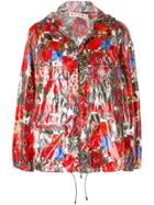 Marni Floral Zipped Jacket - Red