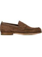 Officine Creative Belmondo Loafers, Men's, Size: 41, Brown, Suede/leather