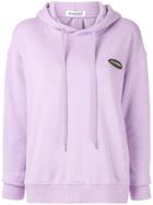 Ground Zero Cut Out Back Hoodie - Purple