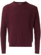 Egrey - Knitted Sweater - Men - Cotton - P, Red, Cotton