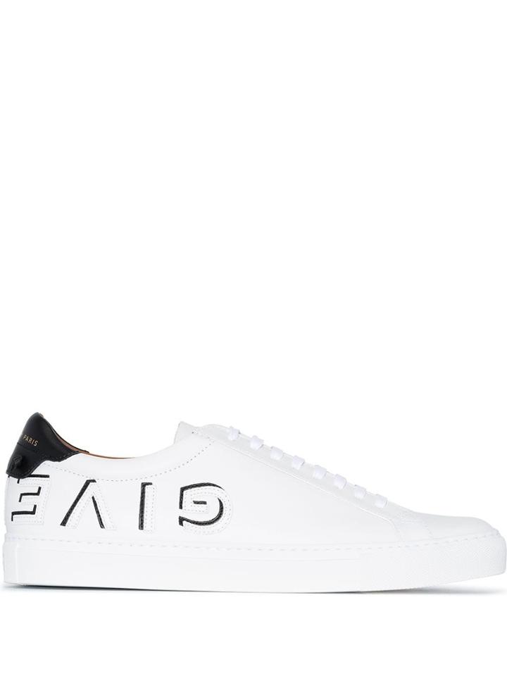 Givenchy Reverse Logo Urban Street Sneakers - White