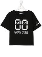 Jeremy Scott Junior Game Over Printed T-shirt - Black