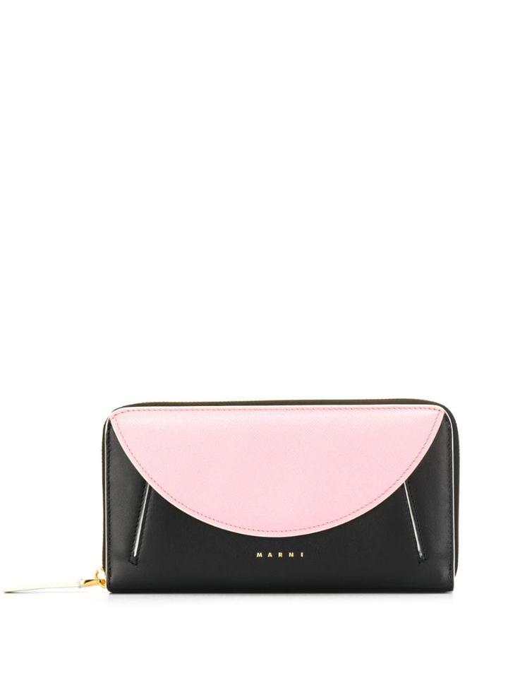 Marni Zip-around Wallet - Black