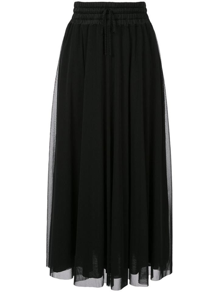 Tu Es Mon Trésor Mesh Skirt - Black