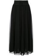 Tu Es Mon Trésor Mesh Skirt - Black