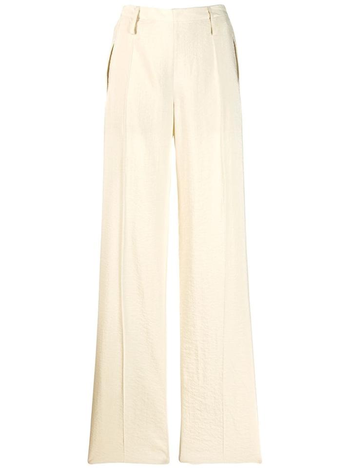 Lemaire Elasticated Waist Wide-leg Trousers - Neutrals