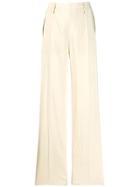 Lemaire Elasticated Waist Wide-leg Trousers - Neutrals