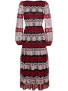 Giambattista Valli Lace Contrast Dress - Black
