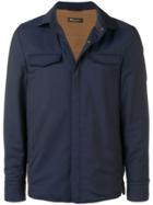 Loro Piana Slim-fit Bomber Jacket - Blue