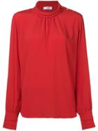Mauro Grifoni High Neck Blouse - Red