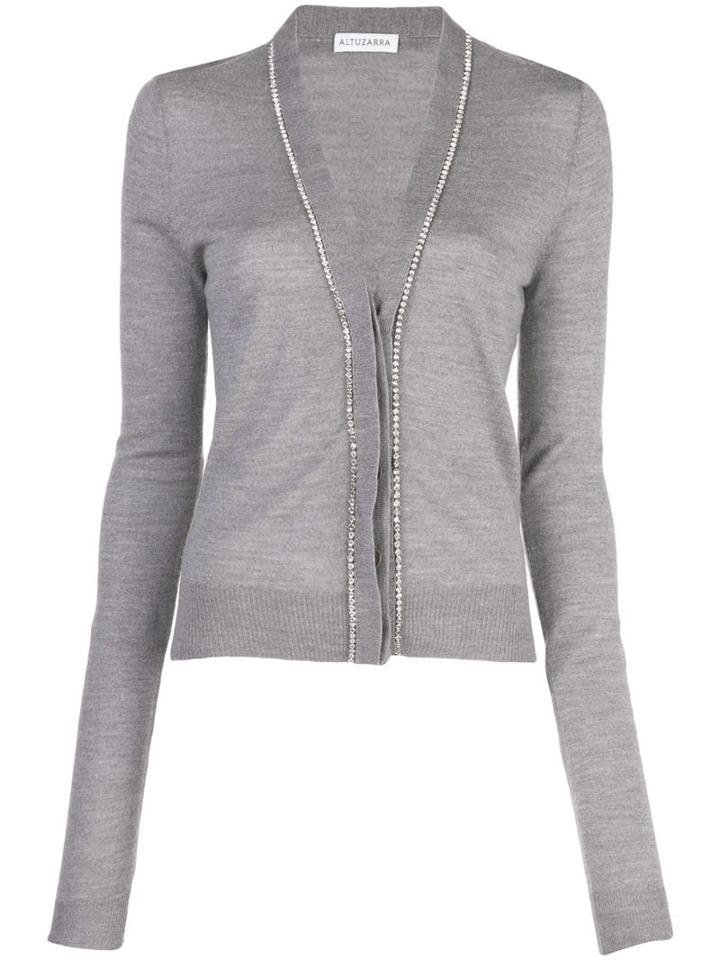 Altuzarra Kay Knit Cardigan - Grey