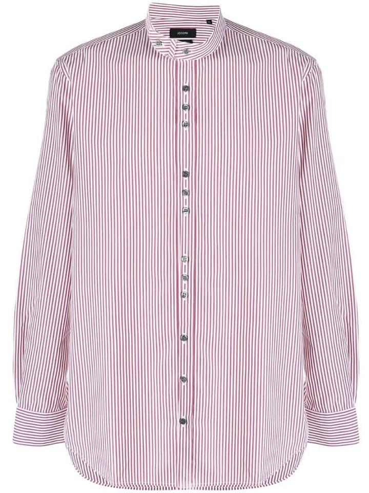 Joseph Jarvis Pinstripes Mix Shirt - Red