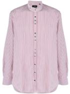 Joseph Jarvis Pinstripes Mix Shirt - Red