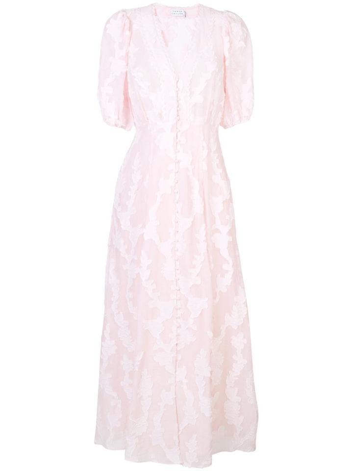 Tanya Taylor Ariela Flared Maxi Dress - Pink