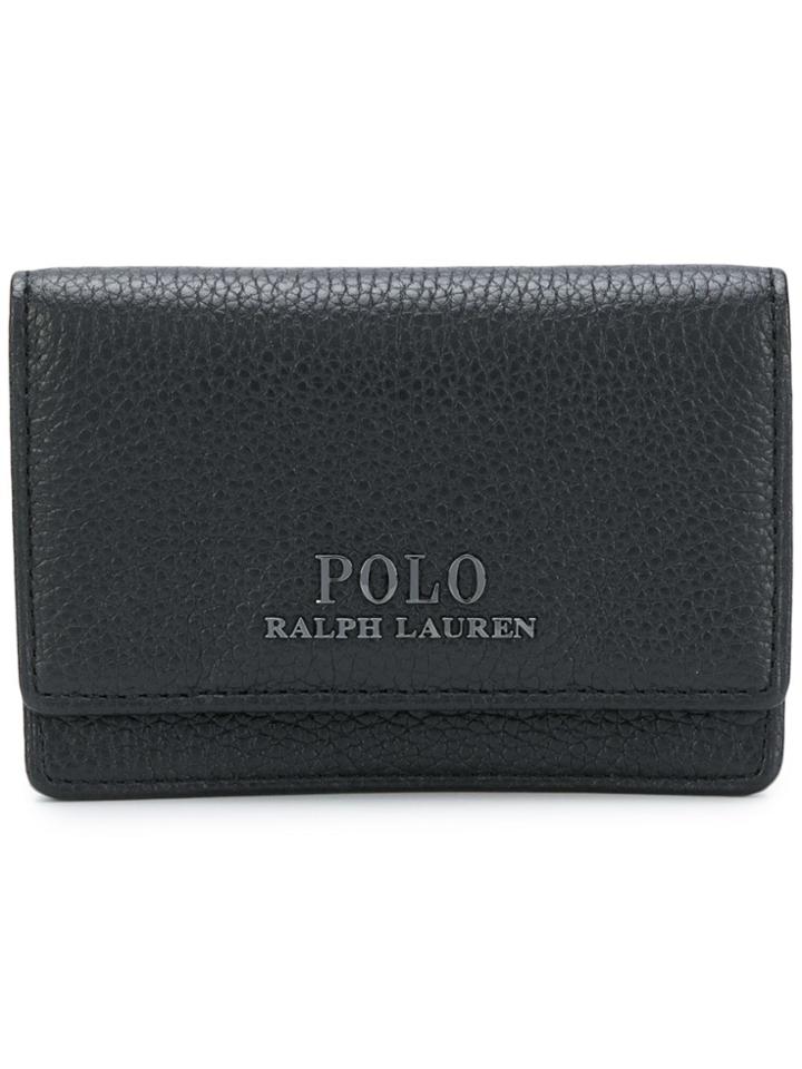 Polo Ralph Lauren Foldover Logo Wallet - Black