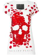 Philipp Plein Bad Romance T-shirt, Women's, Size: L, Red, Cotton